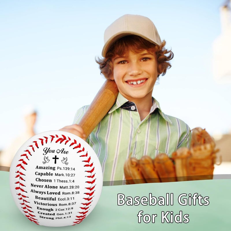 FOOZDEEVAAQ Baseball Gifts for Boys 8-12 Baseball Lover Baptism Gifts for Boys Men Catholic Religious First Communion Gift Confirmation Gift for Teens Easter Basket Stuffers End of Season Basebball Team Valentine - Image 3